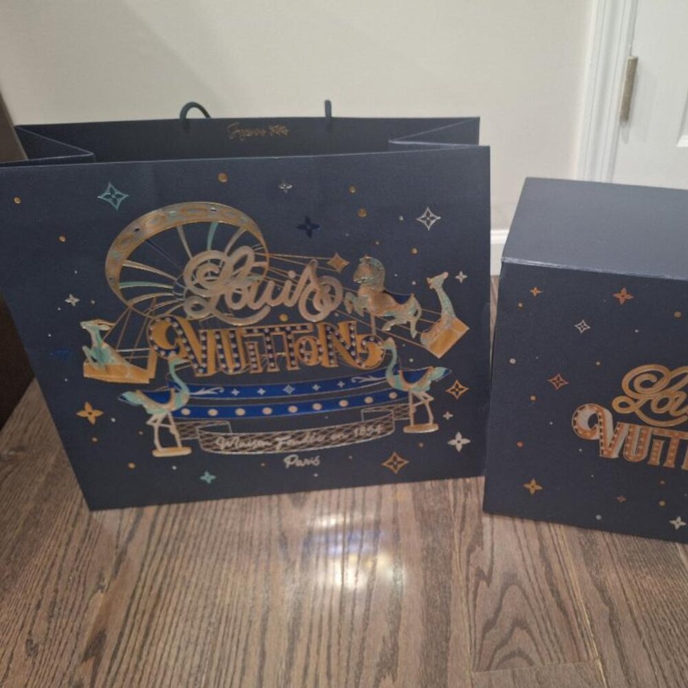 Louis Vuitton Holiday 2024 Gift Box and Gift Bag An Enchanted Carousel Adventure